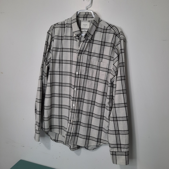 Billy Reid Cotton Plaid Button Down Shirt Long Sleeve Mens Size M Standard Fit - Picture 14 of 14